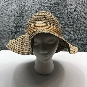Vince Camuto Sun Hat Womens One Size Adjustable Inner Rim Floppy 100 Paper